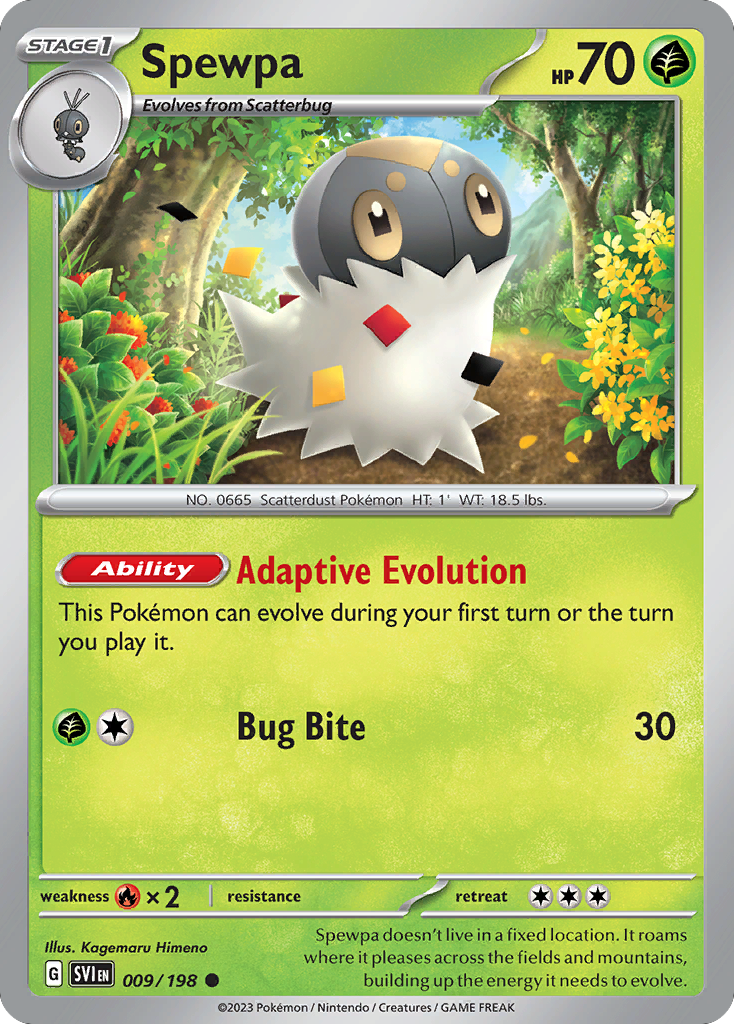 Spewpa (SVI 009) – Scarlet & Violet – Normal