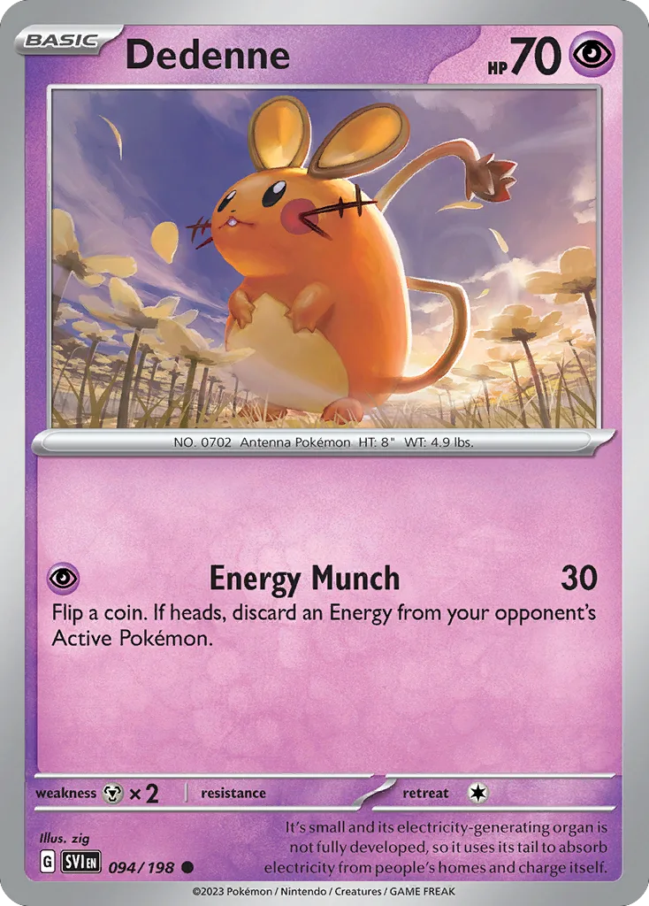 Dedenne (SVI 094) – Scarlet & Violet – Normal