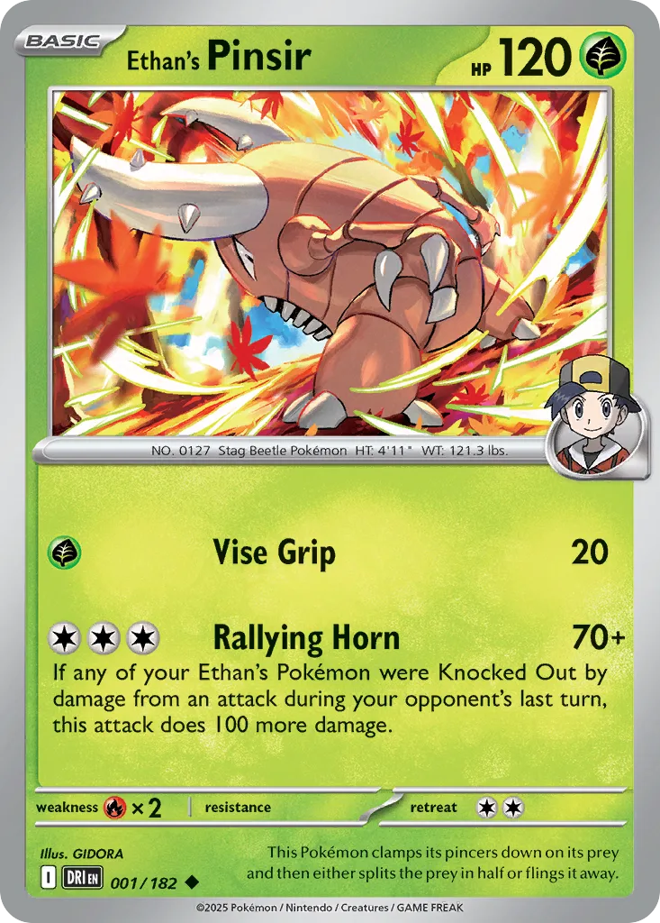 Ethan's Pinsir (DRI 001) – Destined Rivals – Normal