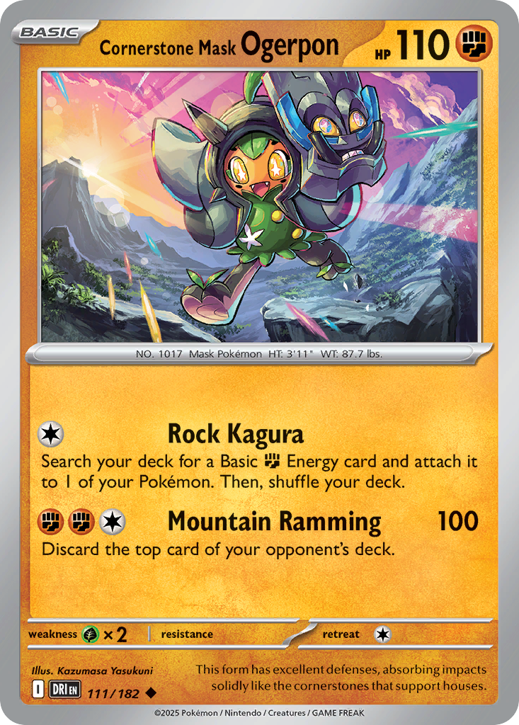 Cornerstone Mask Ogerpon • Destined Rivals • Normal