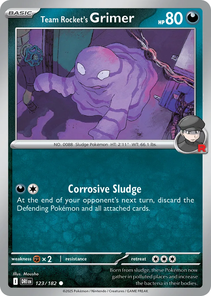 Team Rocket's Grimer (DRI 123) – Destined Rivals – Normal