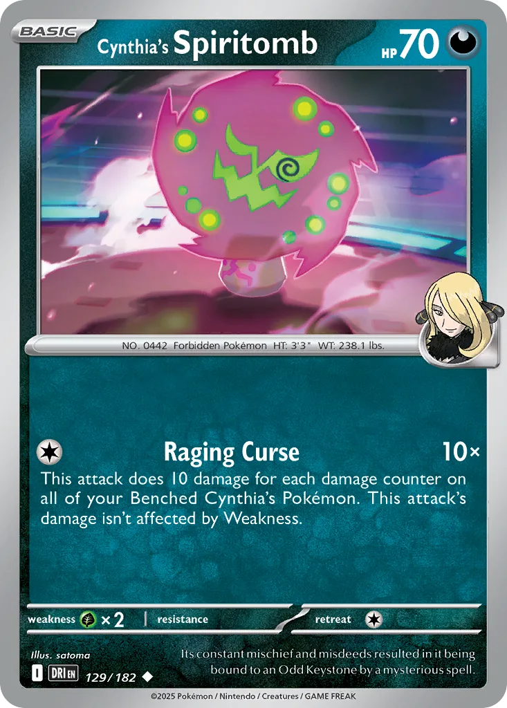Cynthia's Spiritomb (DRI 129) – Destined Rivals – Normal