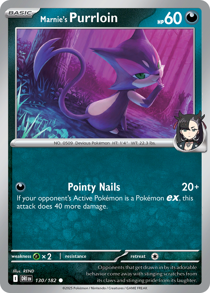 Marnie's Purrloin • Destined Rivals • Normal