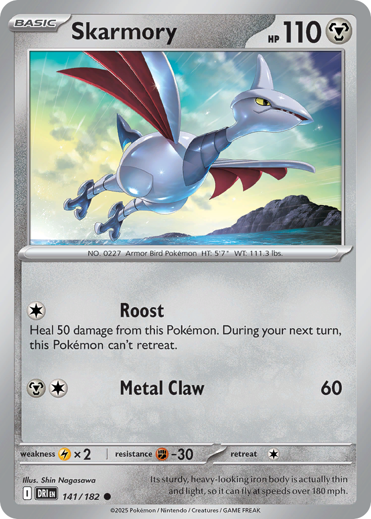 Skarmory (DRI 141) – Destined Rivals – Normal