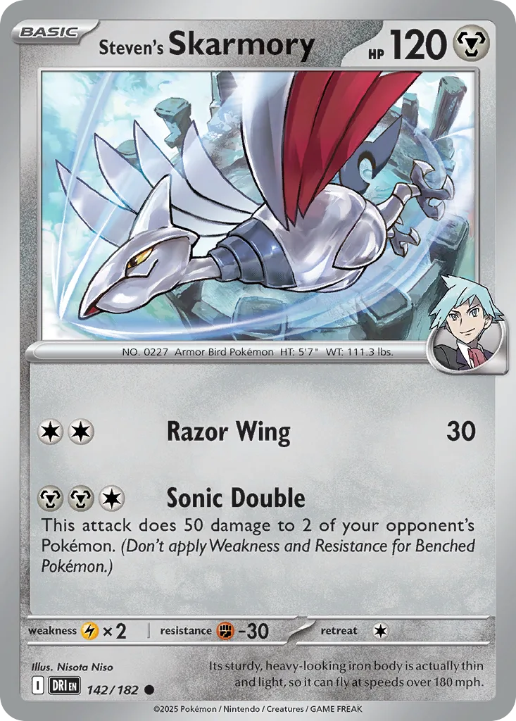 Steven's Skarmory (DRI 142) – Destined Rivals – Normal