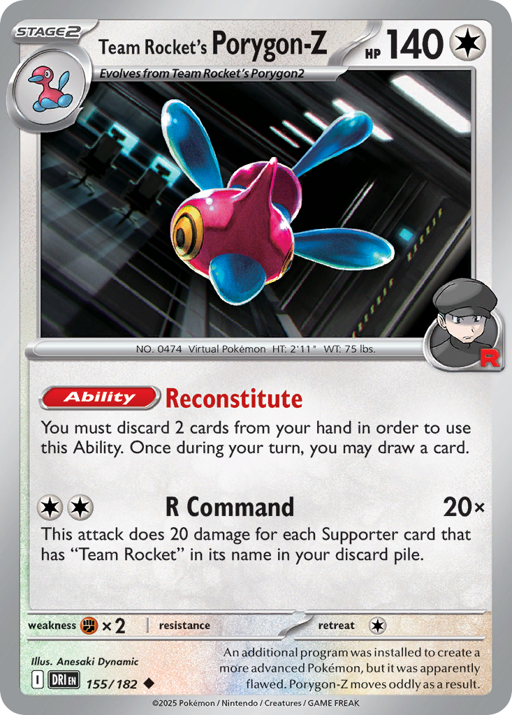 Team Rocket's Porygon-Z • Destined Rivals • Normal