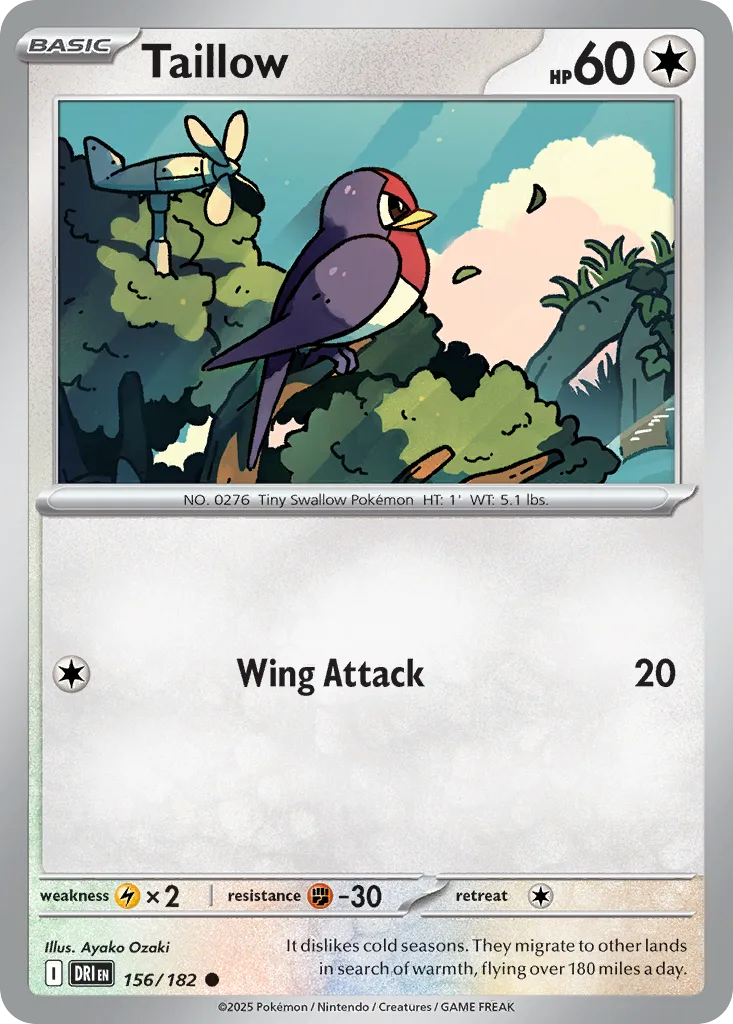 Taillow (DRI 156) – Destined Rivals – Normal