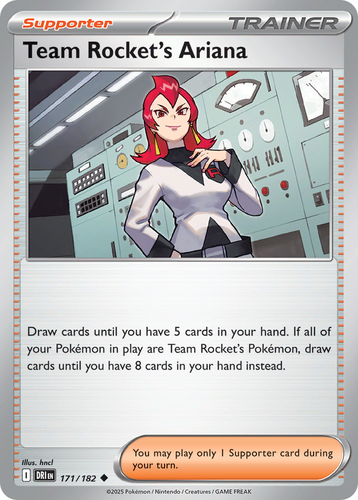 Team Rocket's Ariana • Destined Rivals • Reverse Holo