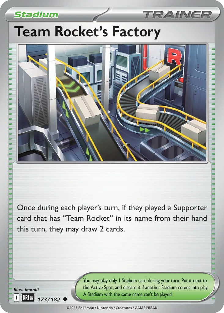 Team Rocket's Factory (DRI 173) – Destined Rivals – Normal