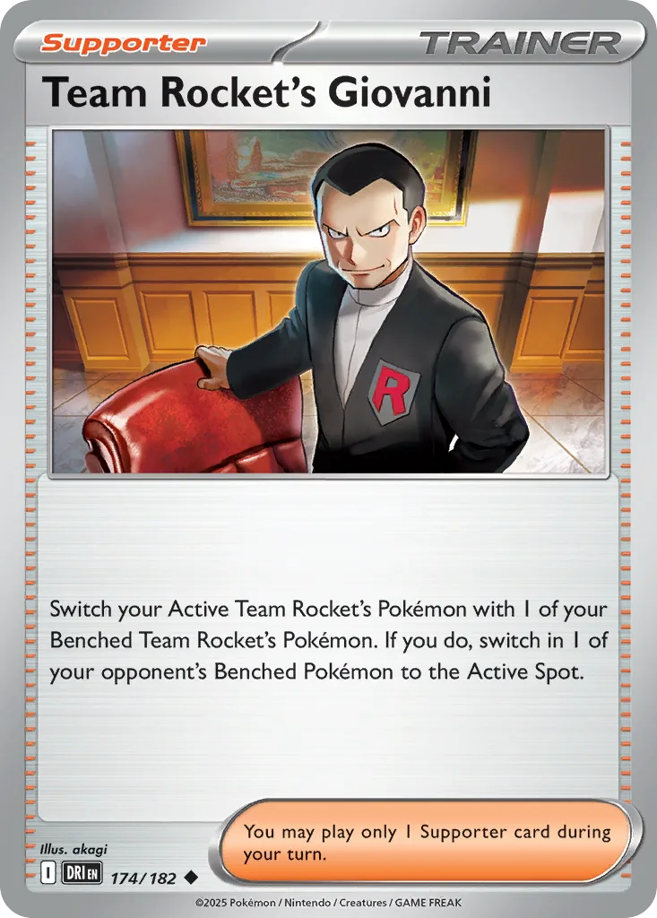 Team Rocket's Giovanni (DRI 174) – Destined Rivals – Normal