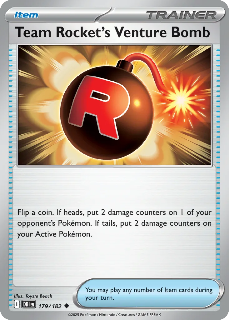 Team Rocket's Venture Bomb (DRI 179) – Destined Rivals – Normal