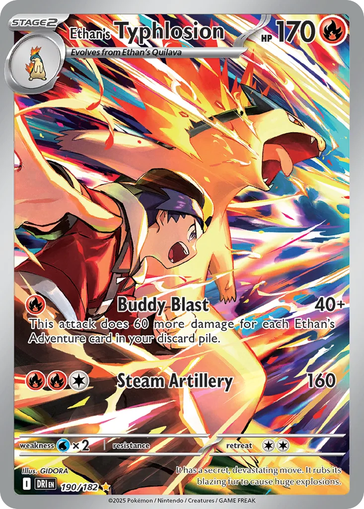 Ethan's Typhlosion (DRI 190) – Destined Rivals – Normal