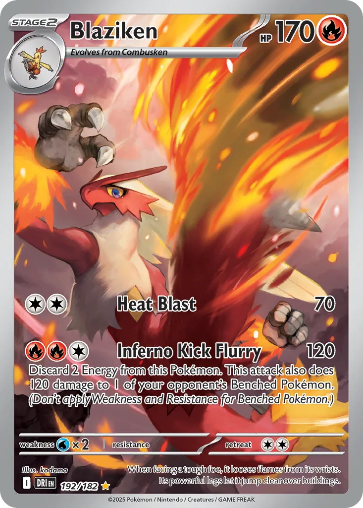 Blaziken (DRI 192) – Destined Rivals – Normal