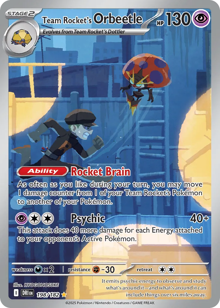 Team Rocket's Orbeetle (DRI 198) – Destined Rivals – Normal