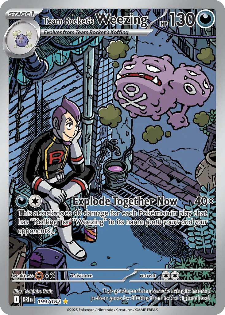Team Rocket's Weezing (DRI 199) – Destined Rivals – Normal