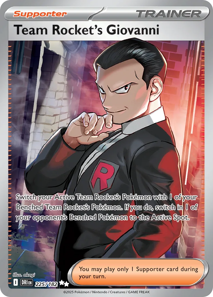 Team Rocket's Giovanni (DRI 225) – Destined Rivals – Normal
