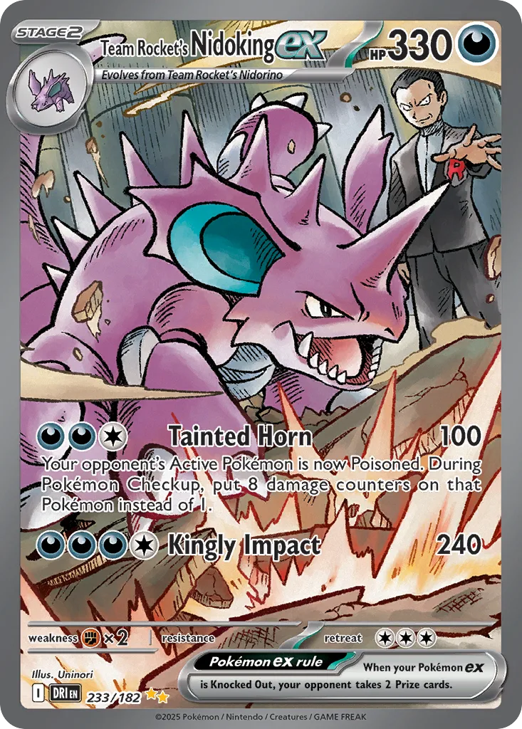 Team Rocket's Nidoking ex (DRI 233) – Destined Rivals – Normal