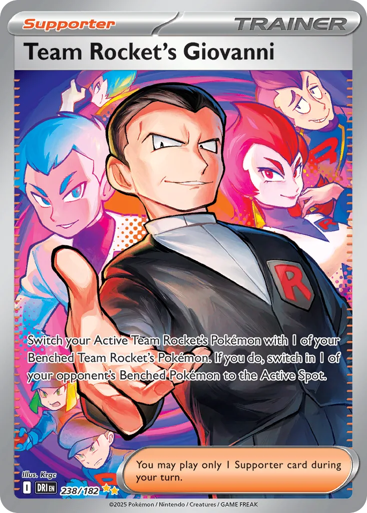Team Rocket's Giovanni (DRI 238) – Destined Rivals – Normal