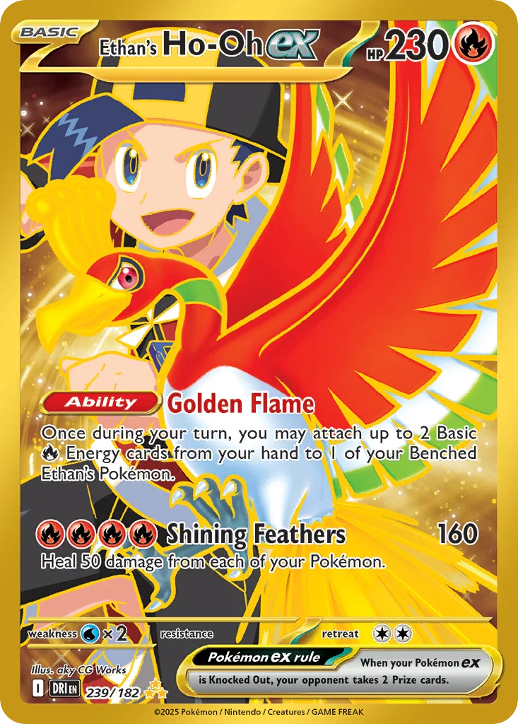 Ethan's Ho-Oh ex (DRI 239) – Destined Rivals – Normal
