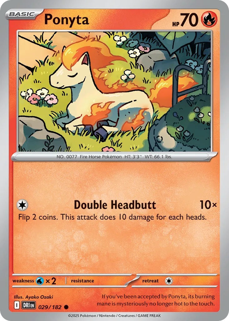 Ponyta (DRI 029) – Destined Rivals – Normal