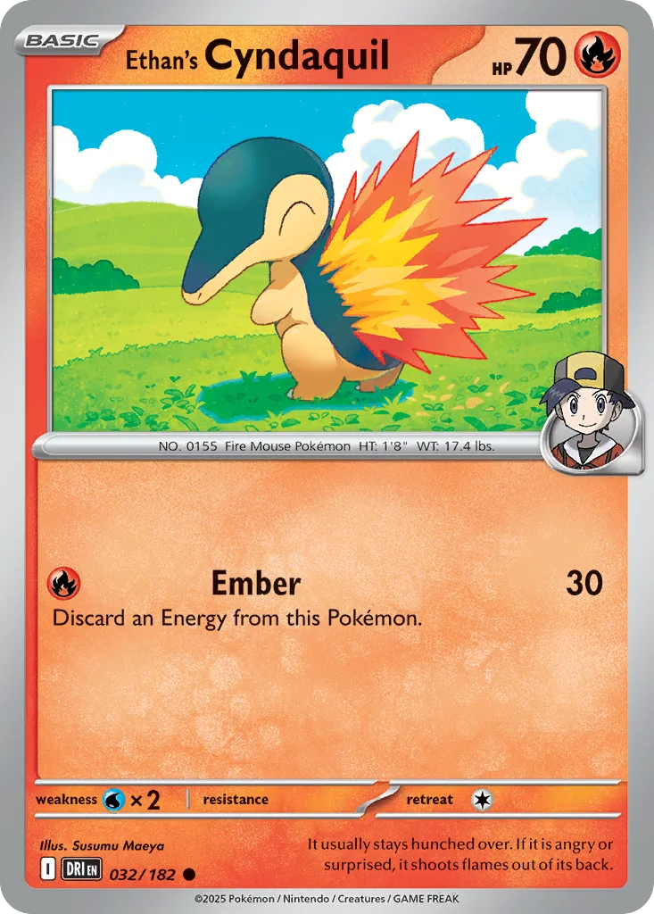 Ethan's Cyndaquil (DRI 032) – Destined Rivals – Normal