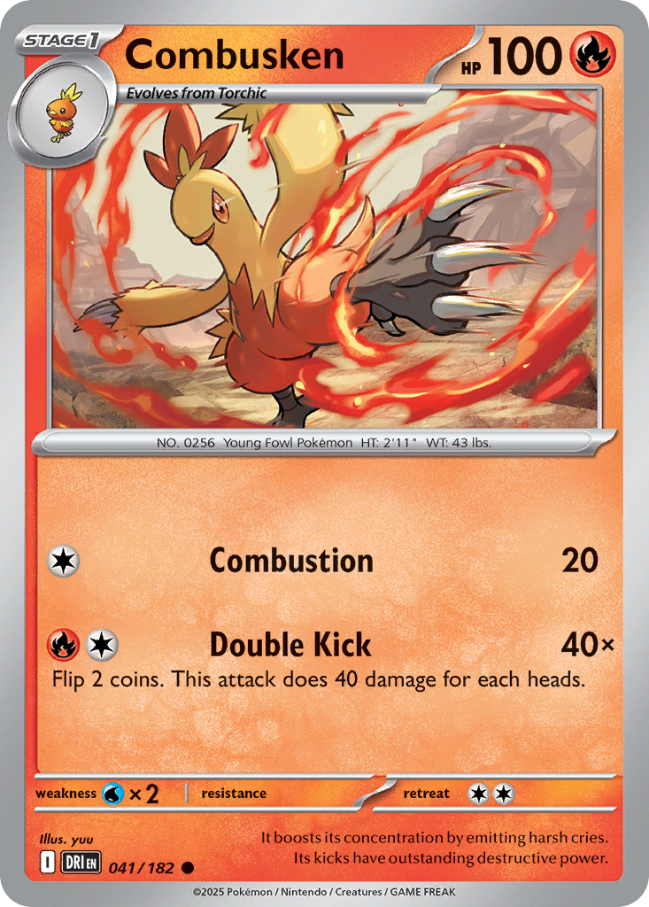 Combusken (DRI 041) – Destined Rivals – Normal