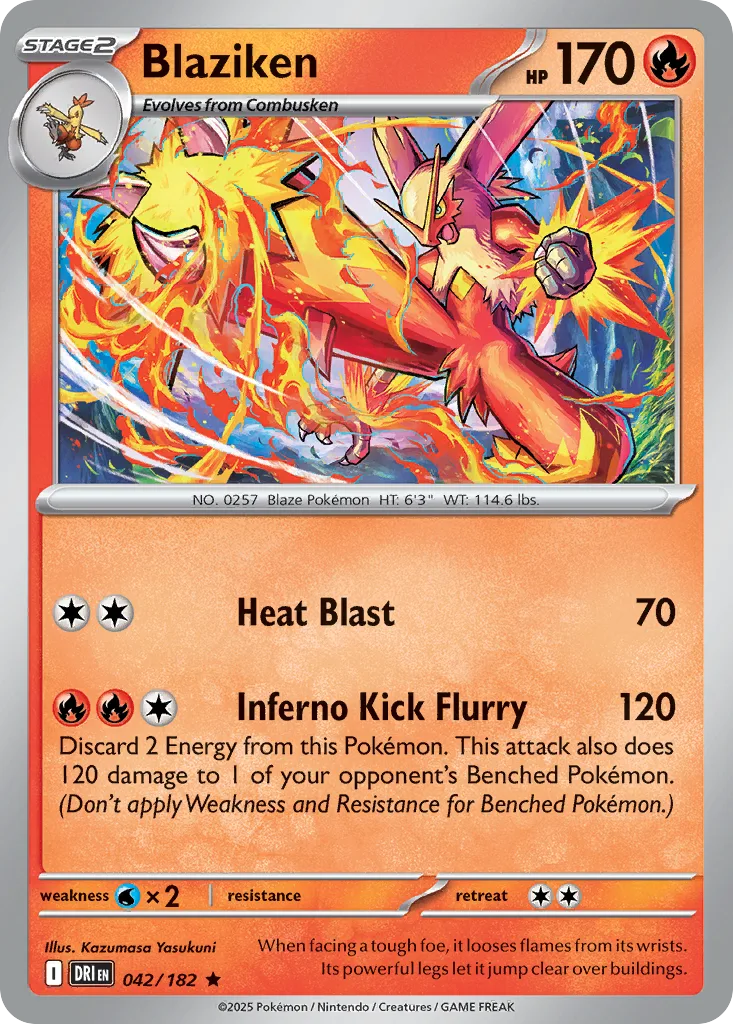 Blaziken - HOLO (DRI 042) – Destined Rivals – Normal