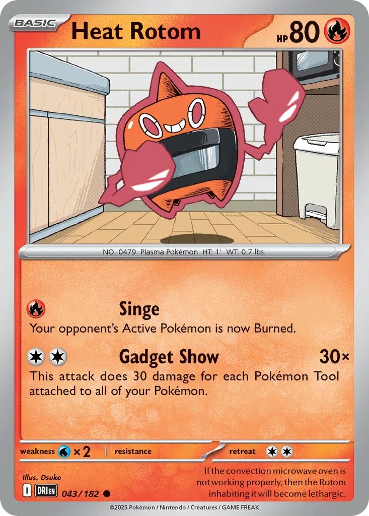 Heat Rotom (DRI 043) – Destined Rivals – Normal
