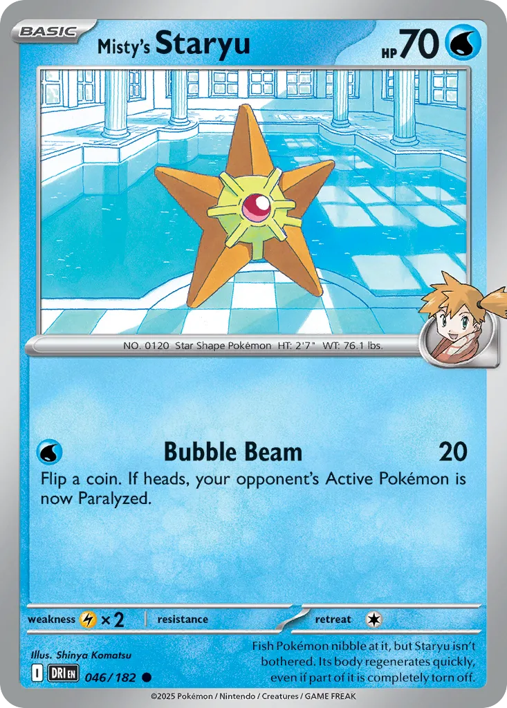 Misty's Staryu (DRI 046) – Destined Rivals – Normal