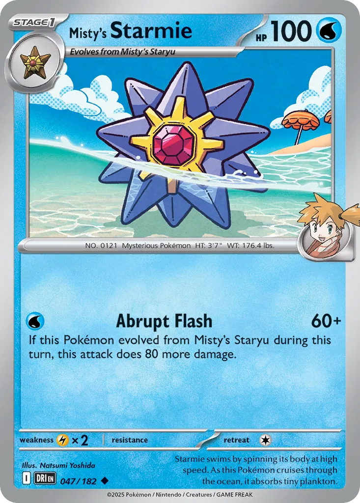 Misty's Starmie (DRI 047) – Destined Rivals – Normal
