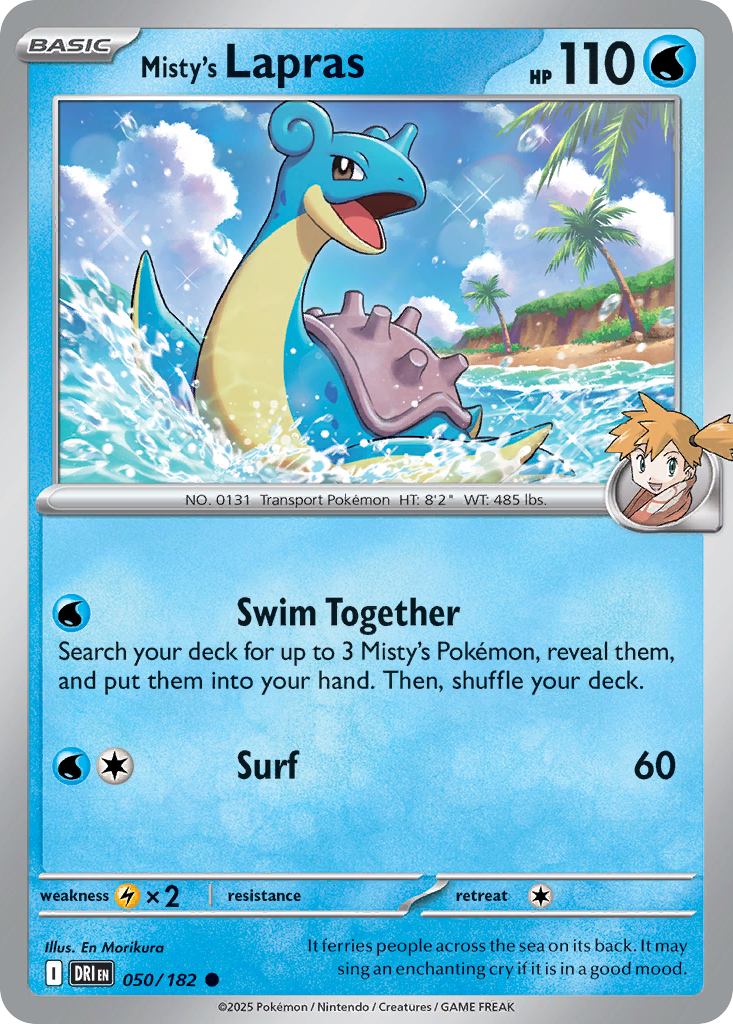 Misty's Lapras • Destined Rivals • Normal