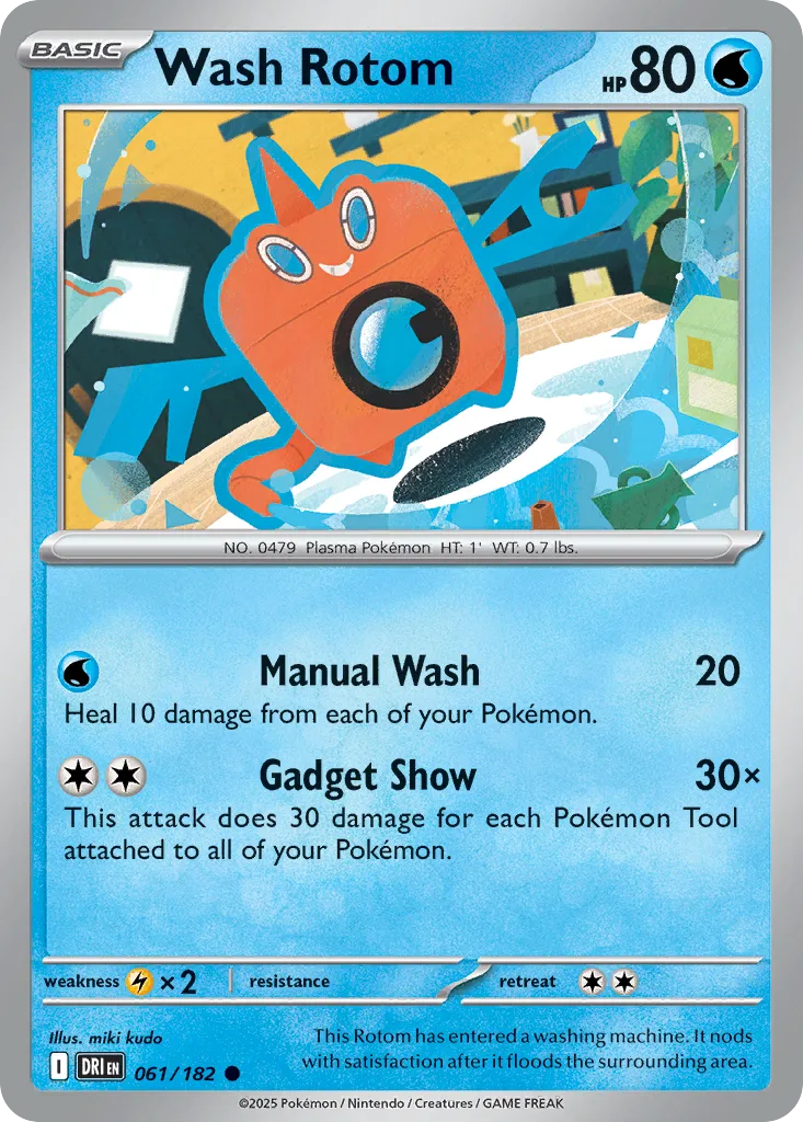 Wash Rotom (DRI 061) – Destined Rivals – Normal