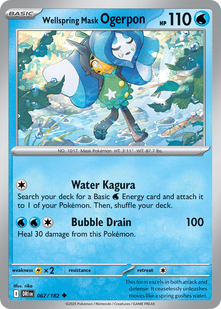 Wellspring Mask Ogerpon • Destined Rivals • Normal