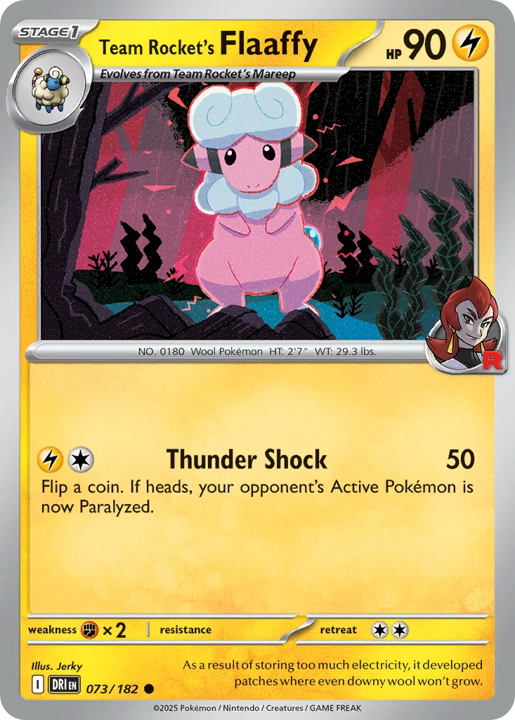 Team Rocket's Flaaffy (DRI 073) – Destined Rivals – Normal