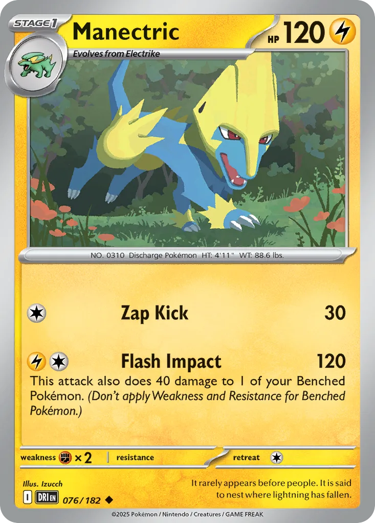 Manectric (DRI 076) – Destined Rivals – Normal