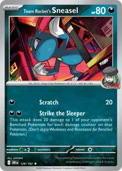 Team Rocket's Sneasel - HOLO