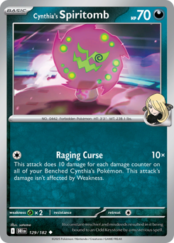 Cynthia's Spiritomb – Destined Rivals – Normal