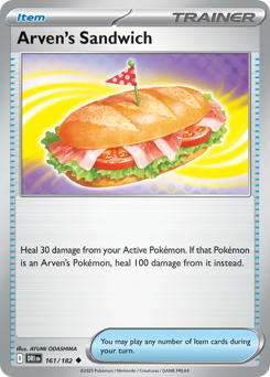 Arven's Sandwich • Destined Rivals • Reverse Holo