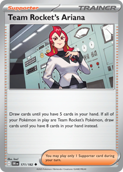 Team Rocket's Ariana • Destined Rivals • Reverse Holo