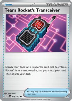 Team Rocket's Transceiver • Destined Rivals • Reverse Holo