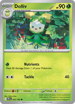 Dolliv – Destined Rivals – Reverse Holo