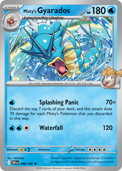 Misty's Gyarados - HOLO – Destined Rivals – Normal