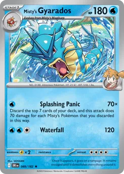 Misty's Gyarados - HOLO
