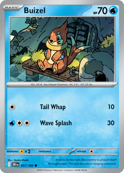 Buizel – Destined Rivals – Reverse Holo