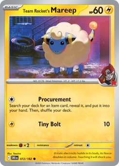 Team Rocket's Mareep – Destined Rivals – Normal