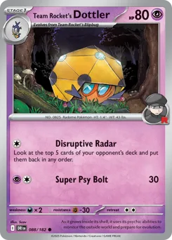Team Rocket's Dottler