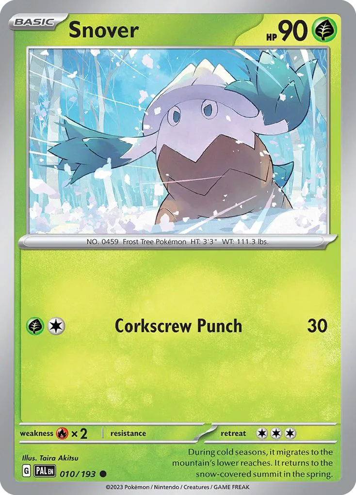 Snover (PAL 010) – Paldea Evolved – Normal