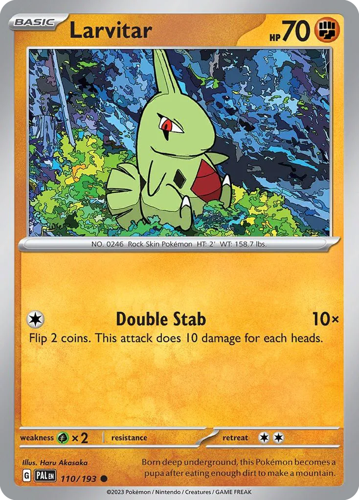 Larvitar (PAL 110) – Paldea Evolved – Normal