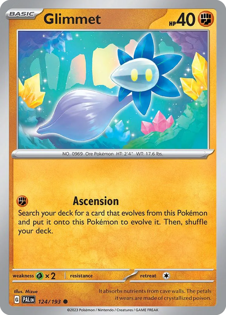 Glimmet (PAL 124) – Paldea Evolved – Normal