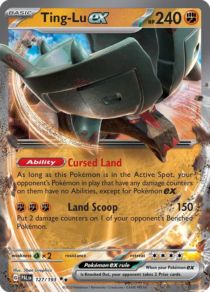 Ting-Lu ex (PAL 127) – Paldea Evolved – Normal